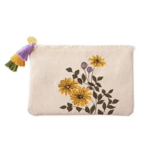 3 Daisies Canvas Pouch