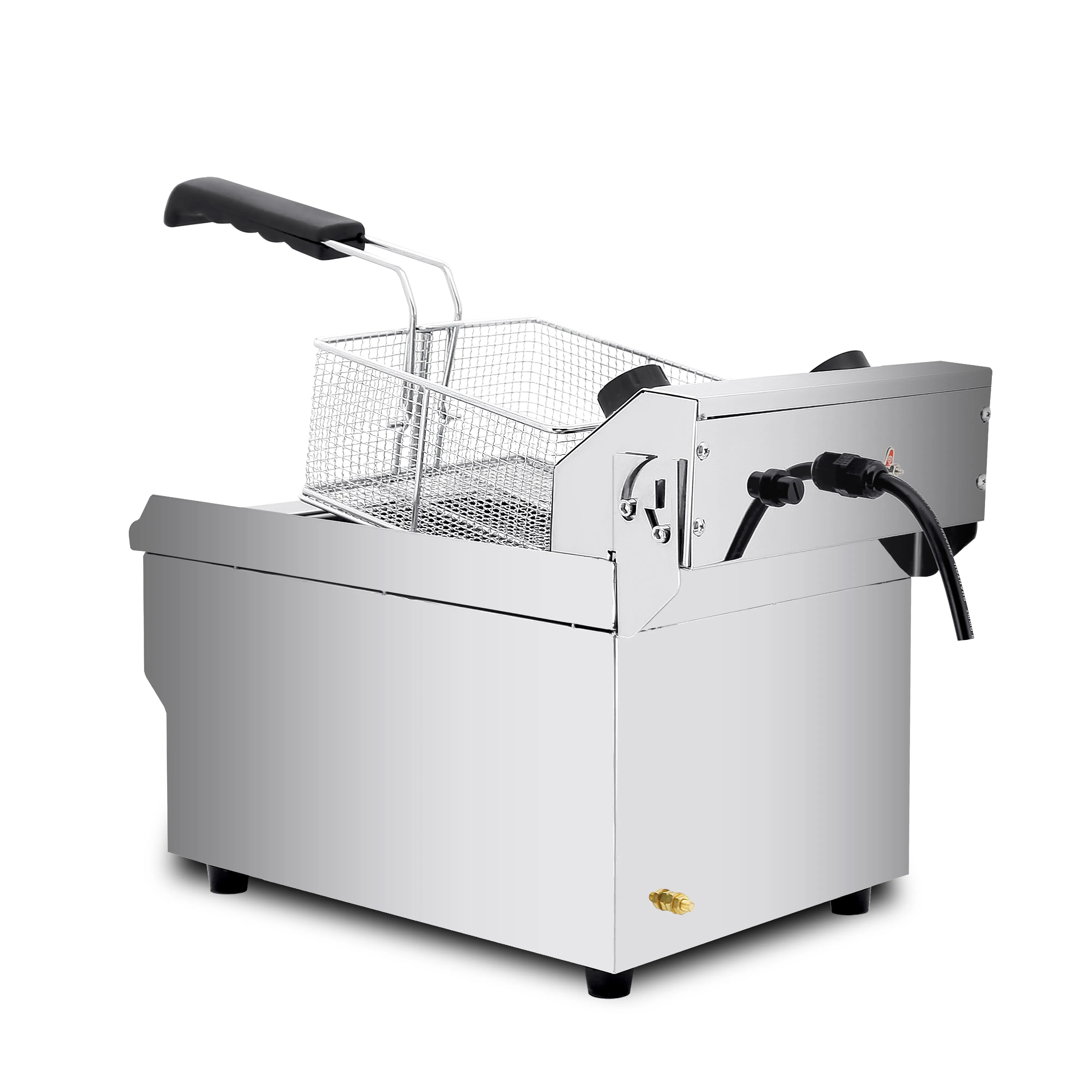 AP-399 Deep Fryer Commercial | 11.5 L | Electric Oil Fryer | Snack Machine with Removable Basket