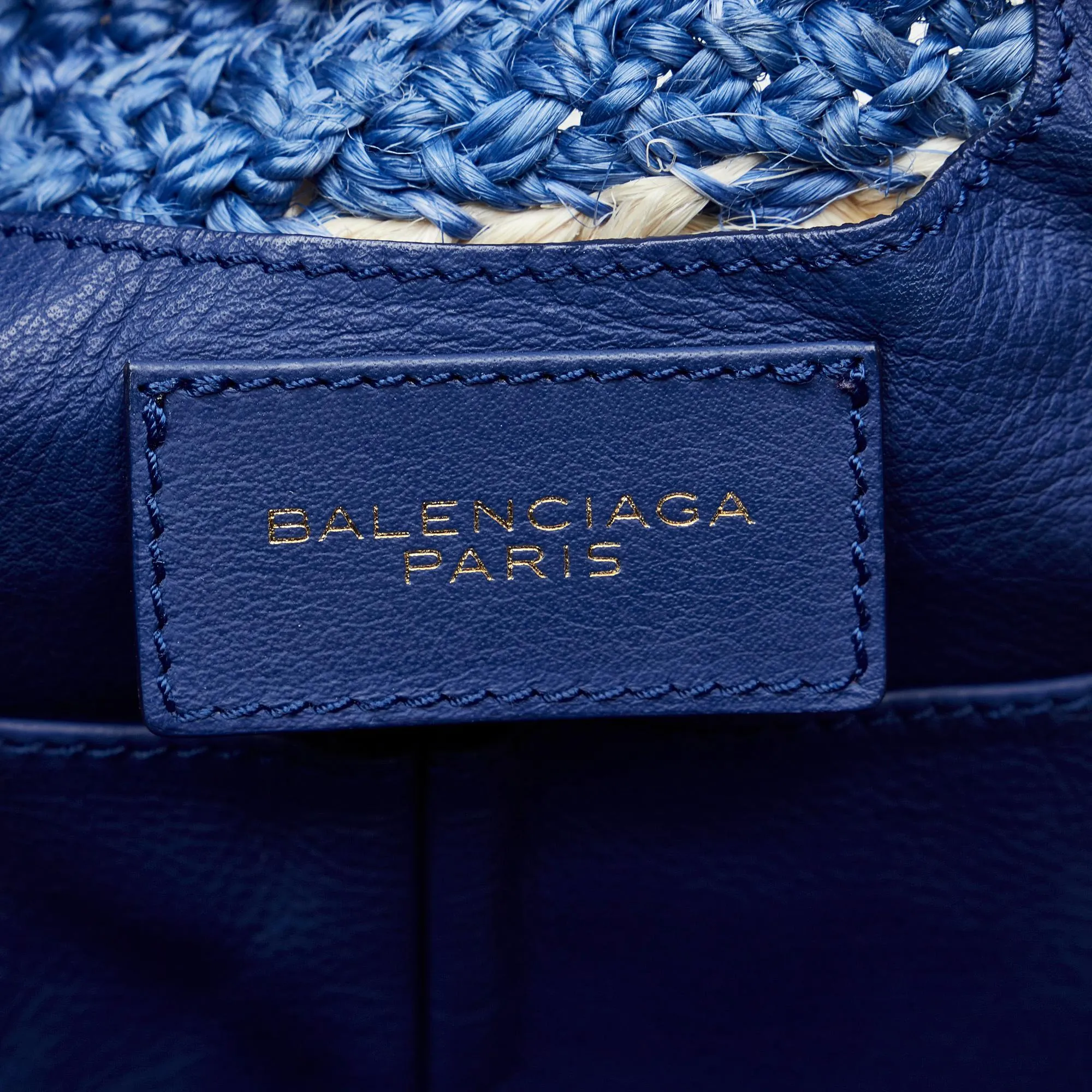 Balenciaga Motocross Panier Raffia Tote (SHG-Rpvzcu)