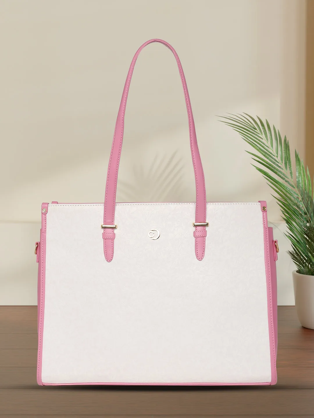 Caprese Aurora Color Changing Laptop Tote Large Pink