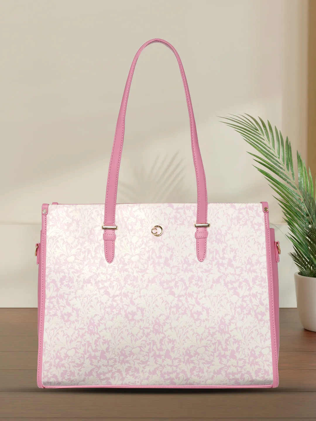 Caprese Aurora Color Changing Laptop Tote Large Pink