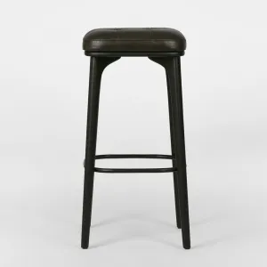 Carlton Leather Bar Stool Black