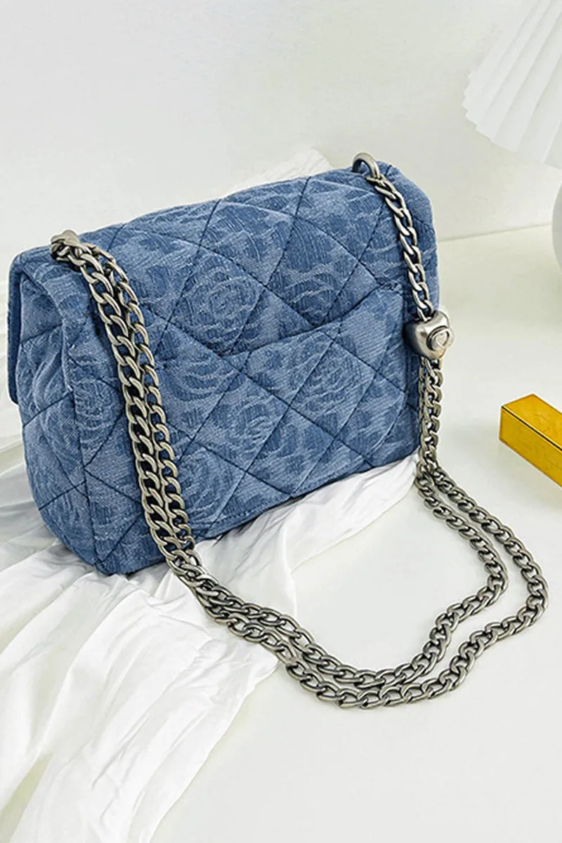 CHAIN CROSSBODY FLAP PURSE