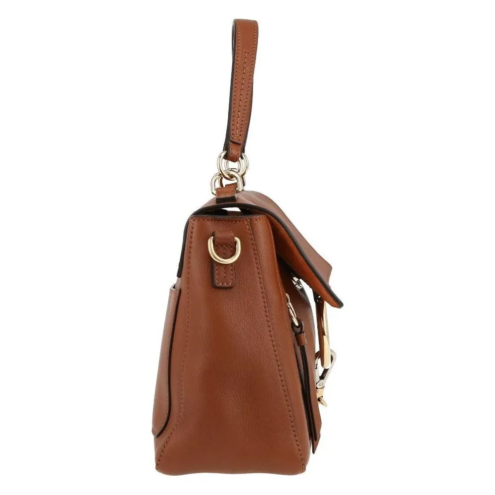 Chloé Faye Leather Shoulder Bag - Brown