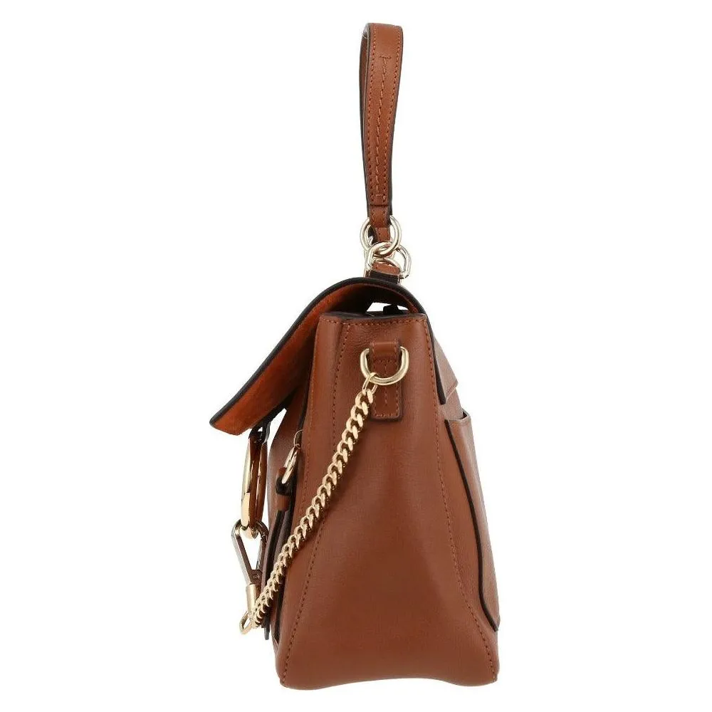 Chloé Faye Leather Shoulder Bag - Brown