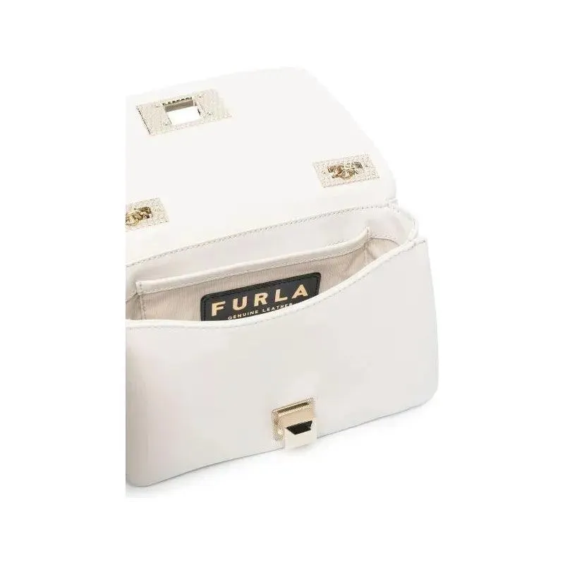 Furla Lulu Mini Crossbody - Black, White and Gold