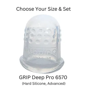 GRIP DEEP PRO 6570- Professional Face and Body Cupping Set -Harder Silicone