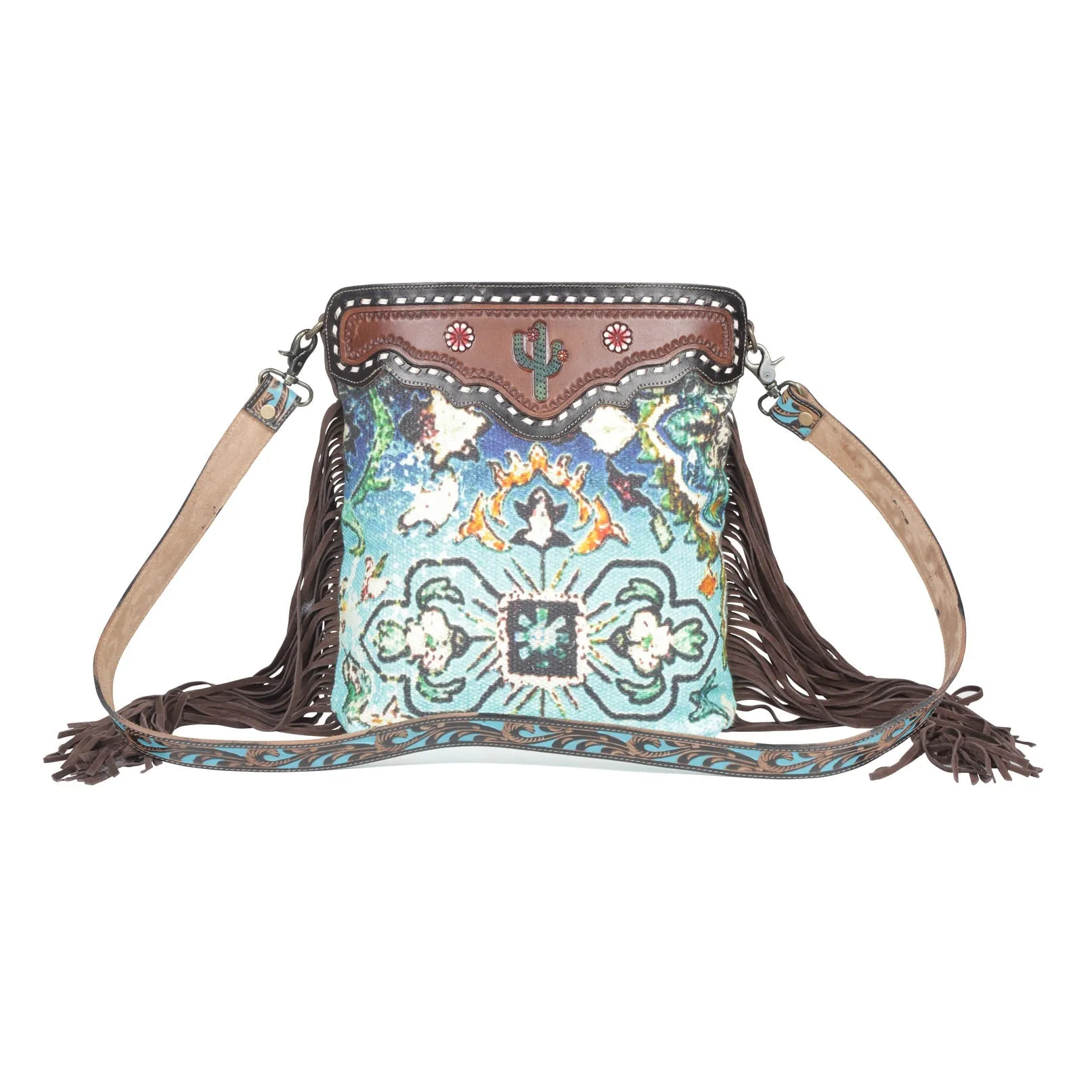 Idealistic Hand-Tooled Bag