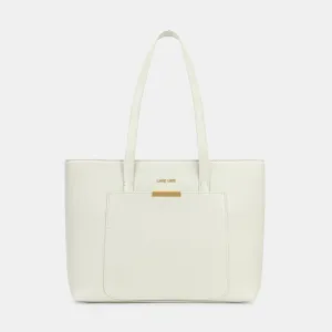 Lavie Luxe Bliss Off White Large Women's Tote