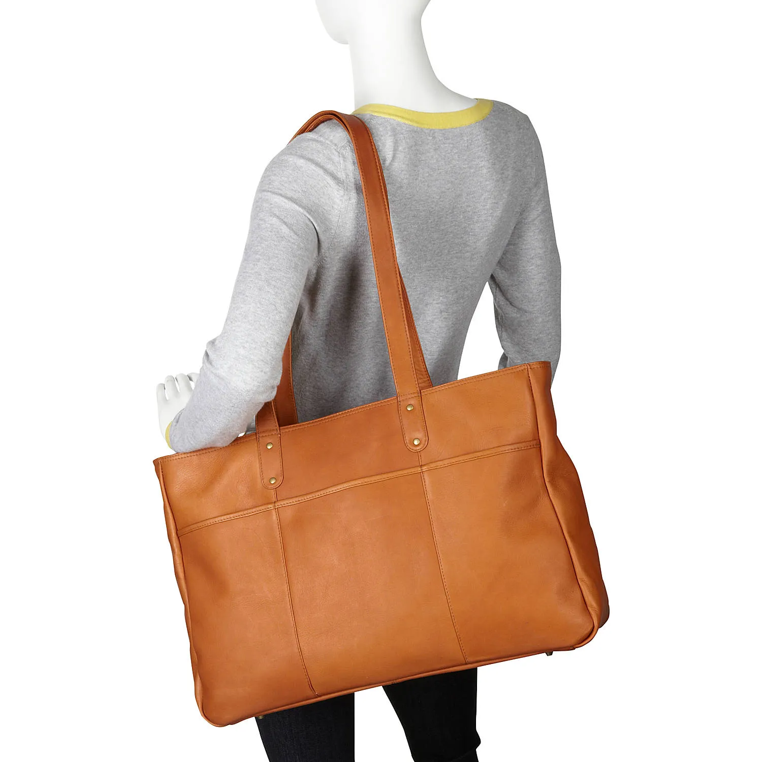 Le Donne Leather Traveler Tote