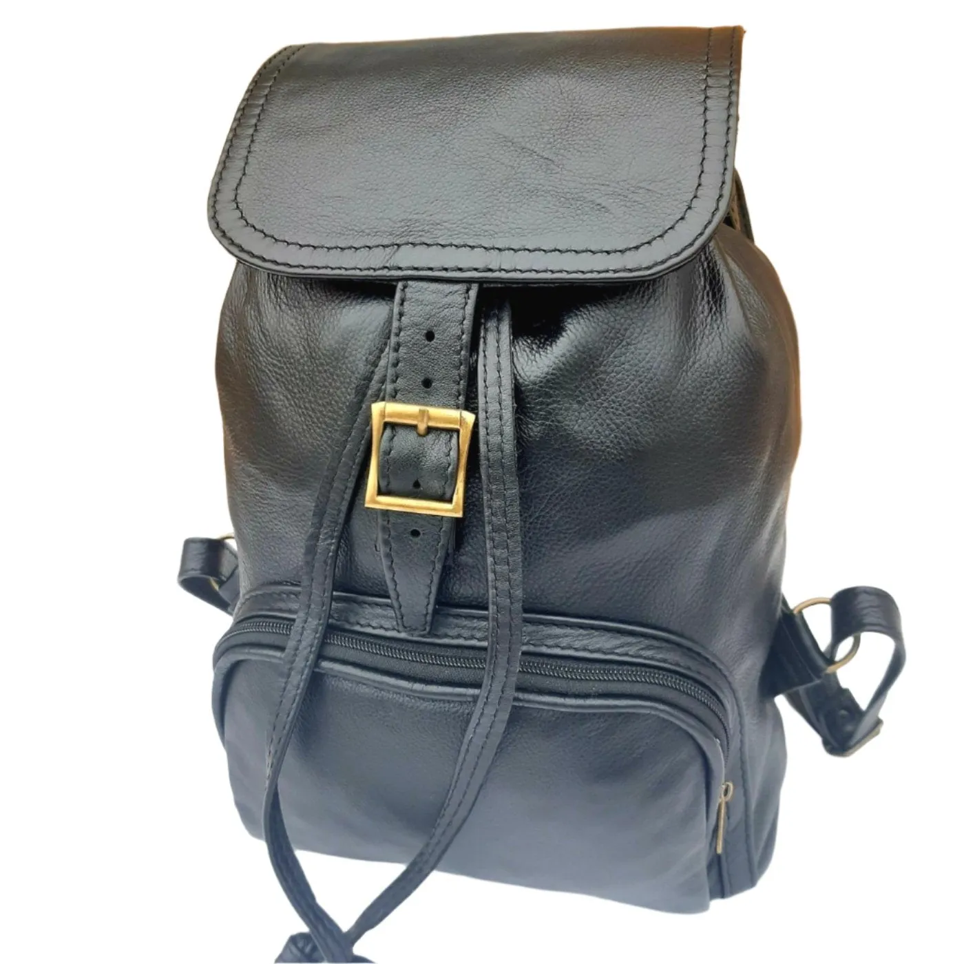 Leather Backpacks flap