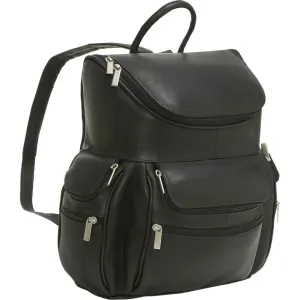 Leather Laptop Backpack