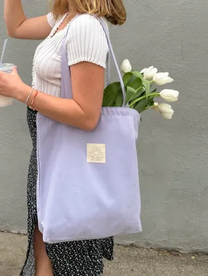 Lilac Minimalist Tote Bag