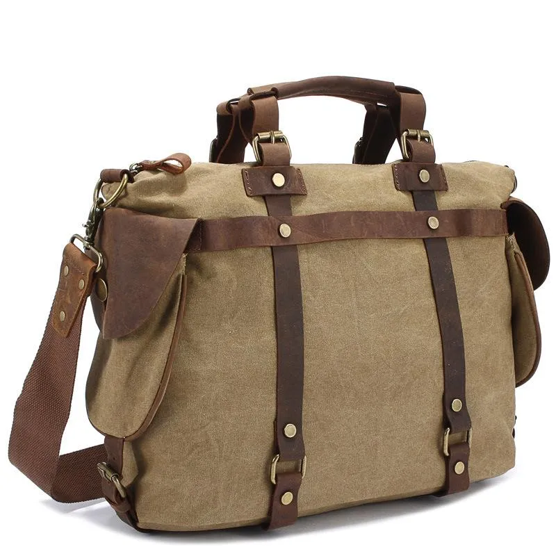 Men's sports outdoor canvas camera bag