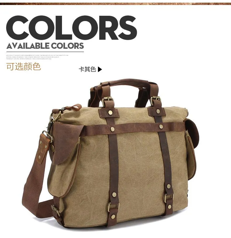 Men's sports outdoor canvas camera bag