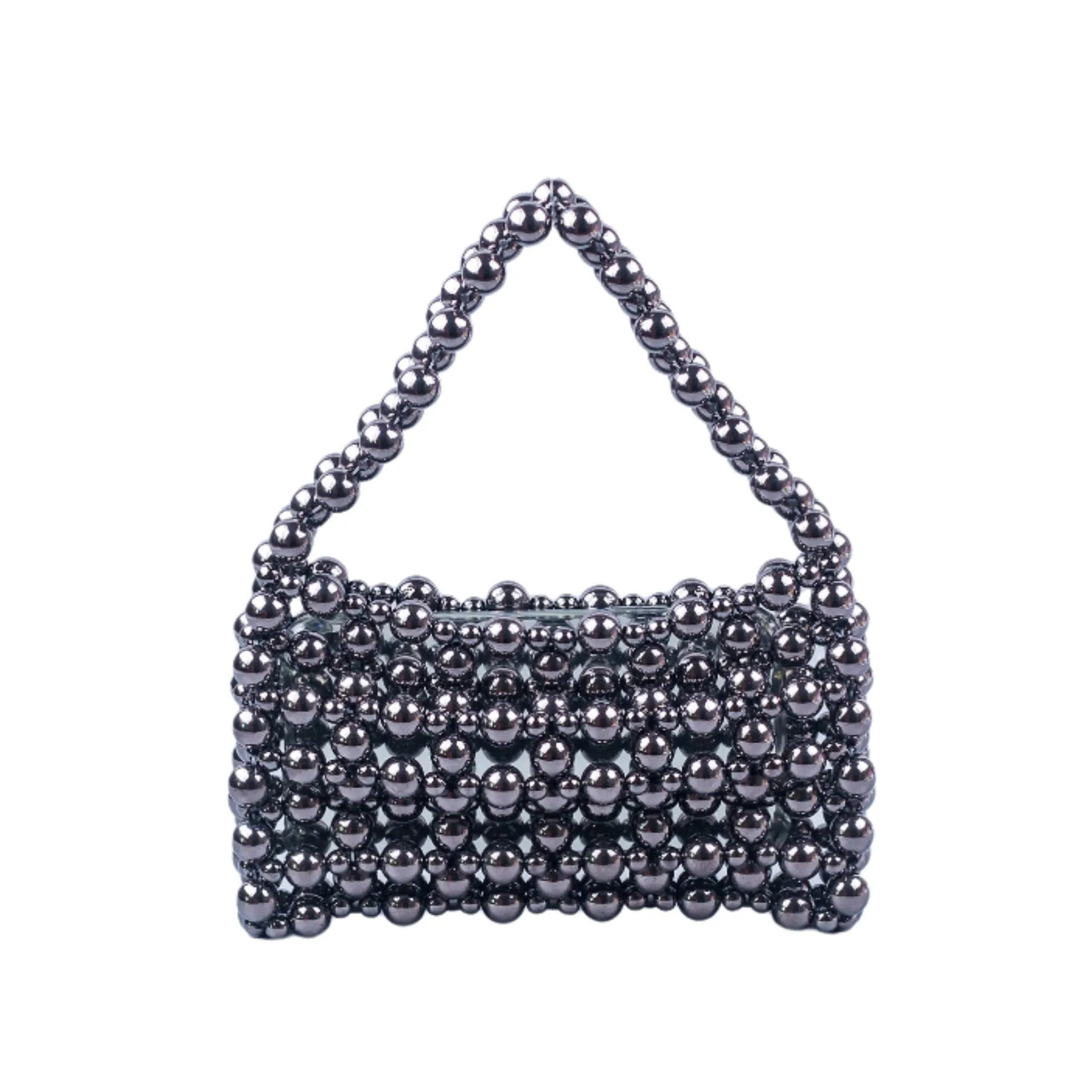 Pre Order:  Hand Woven Acrylic Beaded Handbag