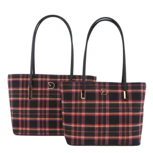 Scottish Plaid Style Purse -Large