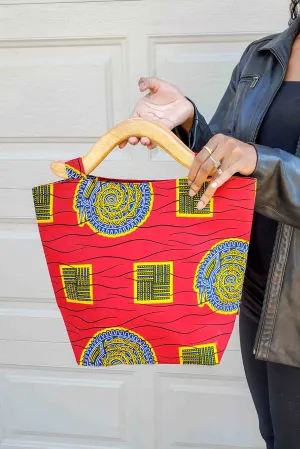 Zimey African Print Tote Bag